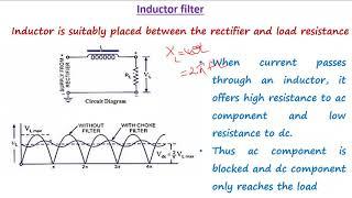 Filters Inductor filter