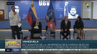 La UBV inicia diálogo para el congreso del bloque Histórico Bolivariano