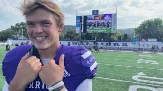 Winona State Football Postgame : Cole Stenstrom