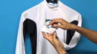 Billabong Iconic Long Sleeve Rashguard 50 UV Protection PleasureSports com