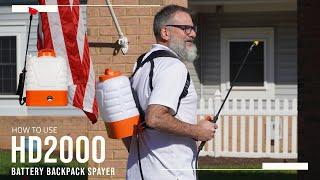 How To Use The HD2000 Backpack Sprayer? | PetraTools