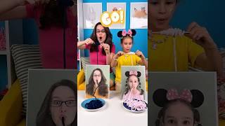 MOTOR SKILL CHALLENGE —  Can You Slurp The Longest Noodle? #shorts #kids