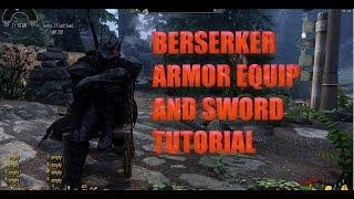 Skyrim SE || BDO Berserker Armor equip tutorial