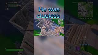 He was clueless #shorts #fortnite #gaming