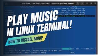 Install MOCP: Super Lightweight Terminal Music Player on Linux!!!