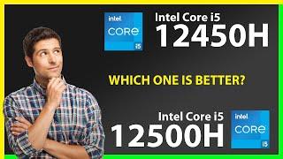 INTEL Core i5 12450H vs INTEL Core i5 12500H Technical Comparison