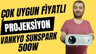 Çok Uygun Fiyatlı Android TV Projeksiyon Cihazı VANKYO SUNSPARK 500W İncelemesi