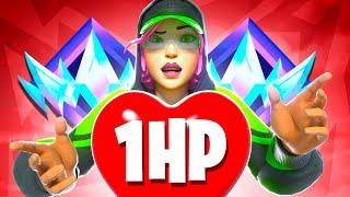 Die *HARDCORE* 1HP RANKED CHALLENGE in FORTNITE! 