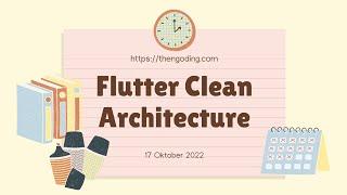 Flutter Clean Architecture dengan GETX, PROVIDER dan BLOC