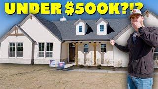 Inside The Most AFFORDABLE DALLAS TEXAS Ranch Style Homes on Acreage With NO HOA!