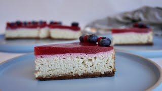 Vegan cheesecake that's NOT DENSE | no-bake 