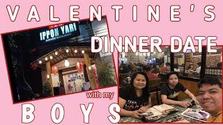 VALENTINE'S DINNER DATE WITH MY BOYS | TINAMARI CROV
