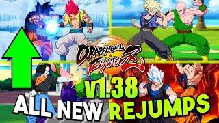 ALL the New Rejumps in the DBFZ PATCH!!