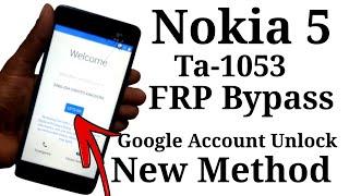 Nokia 5 (Ta-1053) Frp Bypass / Google Account Unlock New Method 100%. Ok