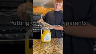Putting Vodka In My Parents Orange Juice