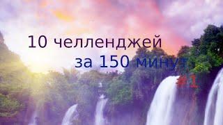 10 челленджей за 150 минут часть 1