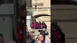 Pope Leo Xiv spotted with Pilgrim Crucifix at the Vatican #popeleoxiv