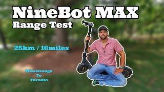 Ninebot MAX G30 - Real Range Test