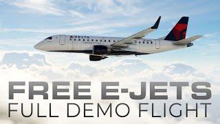 Free E-JETS for X-Plane 12 | Official Demo Flight Tutorial