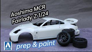 Aoshima MCR Fairlady Z 1/24 - painting the body