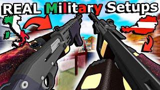 Using REAL LIFE MILITARY SETUPS in Phantom Forces.. (Part 3!)