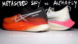 MetaSpeed Sky vs AlphaFly - Marathon Pace Battle