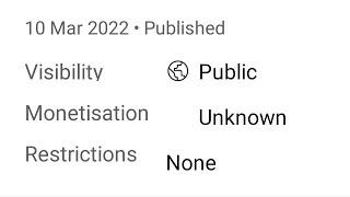 HOW TO FIX UNKNOWN MONETISATION ON YOUTUBE