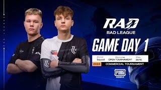 RAD LEAGUE DAY 1 PUBG MOBILE | KALAMBOOR & RONIN