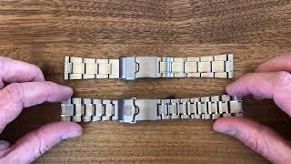 Comparison: Grand Seiko sbgh255 bracelet and Seiko Marine Master Tuna sbbn031 bracelet