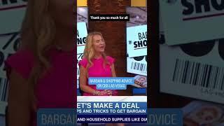 Giving Bargain Ideas on CBS Las Vegas #bargainshopping #cbslasvegas #retailindustry