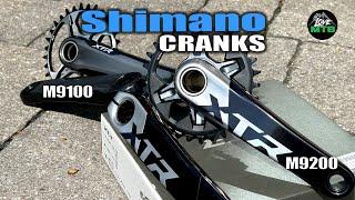 Shimano XTR and XT NEW Cranks FC-M9200, FC-M9220 and XT M8200 - Di2, Wireless Generation
