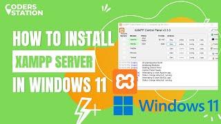  How to install XAMPP Server in windows 11 | How to change XAMPP port 80 to another port 