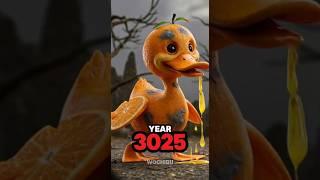 Hybrid Creatures Before and After 2025 vs 3025! #shorts