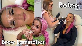 Getting BOTOX, Brow Lamination, & LOTS OF EATING (MUKBANG)