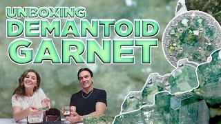 Unboxing Demantoid Garnet with John Ferry | Rare, Beautiful Green Gems