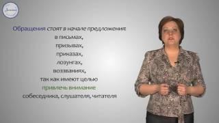 Русский язык 8 класс. Выделительные знаки препинания при обращении