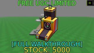 [FREE UGC LIMITED] *FULL WALKTHROUGH* HOW TO GET Skeeball Costume IN UNLOCKABLES ROBLOX