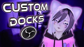 CUSTOM DOCKS IN OBS | How to add custom browser docks to OBS