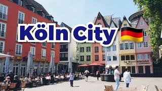 4k Köln City  Germany Cologne Walk in Tour Ultra HD Video