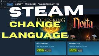 How to Change Language on Steam game App