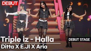 [DEBUT] Triple iz - Halla Stage | SECRETNUMBER Dita·X:in Aria·Ichilin' E:JI UNIT | MEDIA SHOWCASE