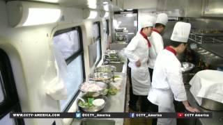 Shaghai Train chef becomes 'coolest train chef in history'