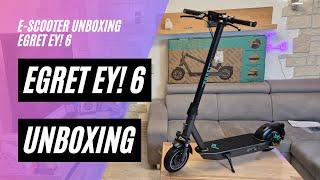  Egret Ey! 6  Unboxing und Probefahrt (48V; 15,3AH; 450W)