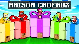 Construire une MAISON DE CADEAUX sur Minecraft !