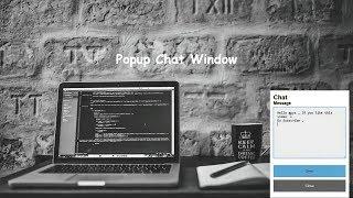 Chat Box Using JavaScript And Css