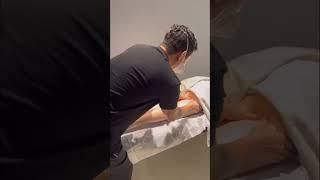 Cara meringankan betis dan paha yang kaku. #massage #asmr