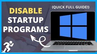 How to Disable Startup Programs/Apps in Windows (EASY GUIDE!)