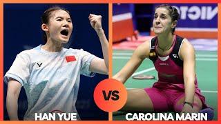 Carolina Marin(SPN) vs Han Yue(CHN) Badminton Match Highlights | French Open 2022