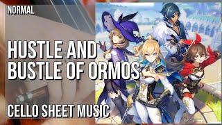 Cello Sheet Music: How to play Hustle and Bustle of Ormos (Genshin Impact) by Yu Peng Chen