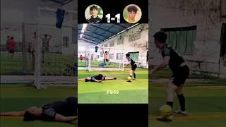 Leo Messi Jr vs Ronaldo Jr️ #footballshorts #football #shorts